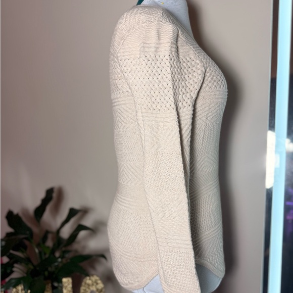 Cream Tunic Weekend Sweater - Picture 2 of 4